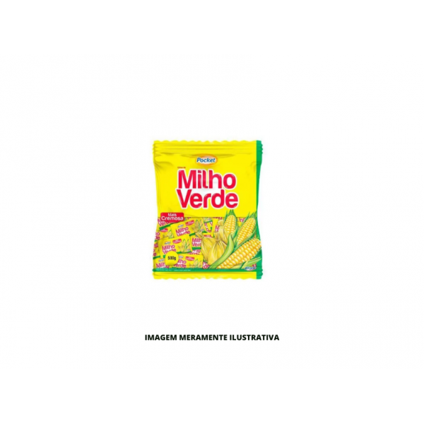 BALA - RICLAN - 500g POCKET MILHO VERDE